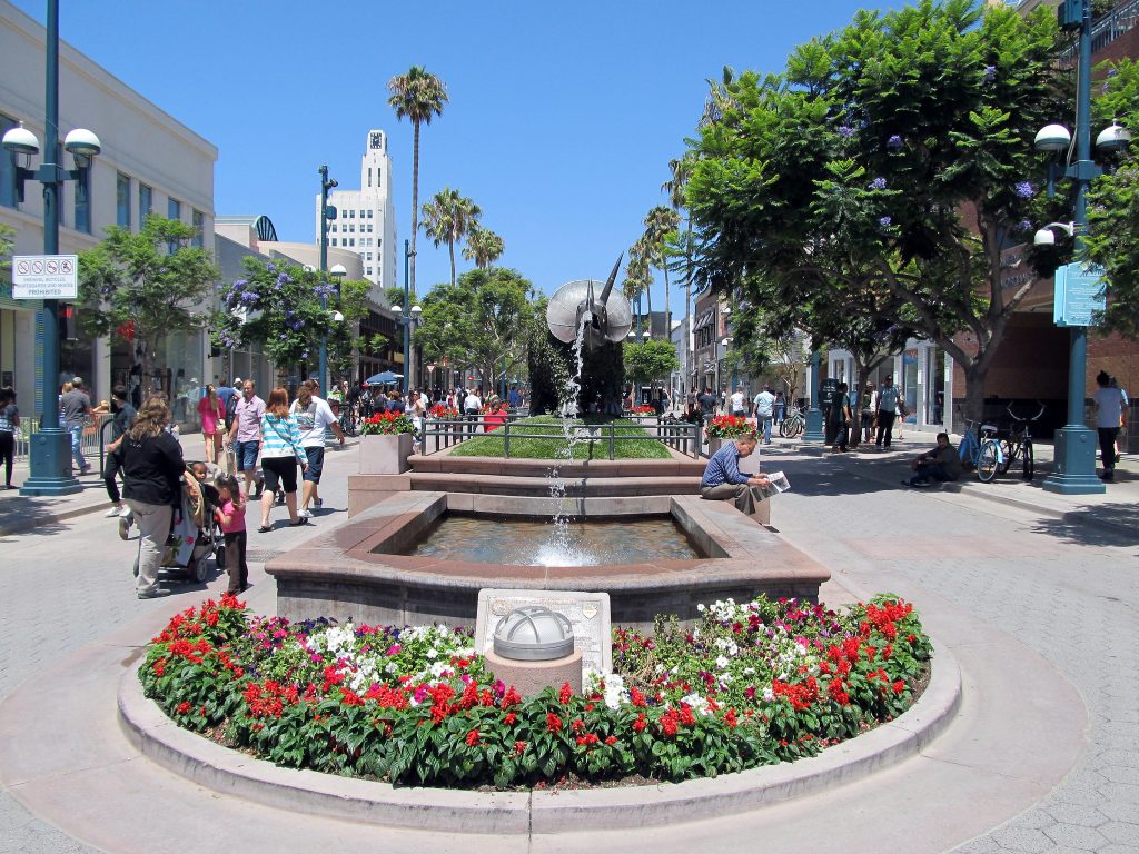 third street promenade santa monica west la