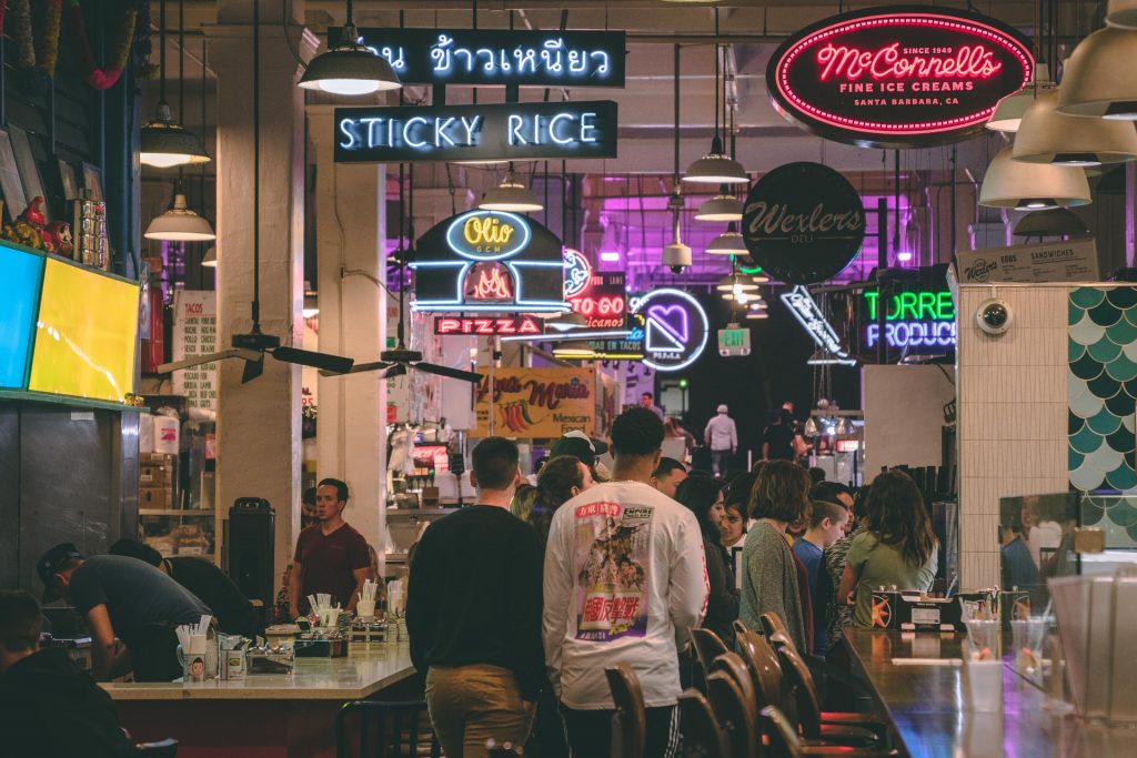 grand central market dtla los angeles interior stores restaurants