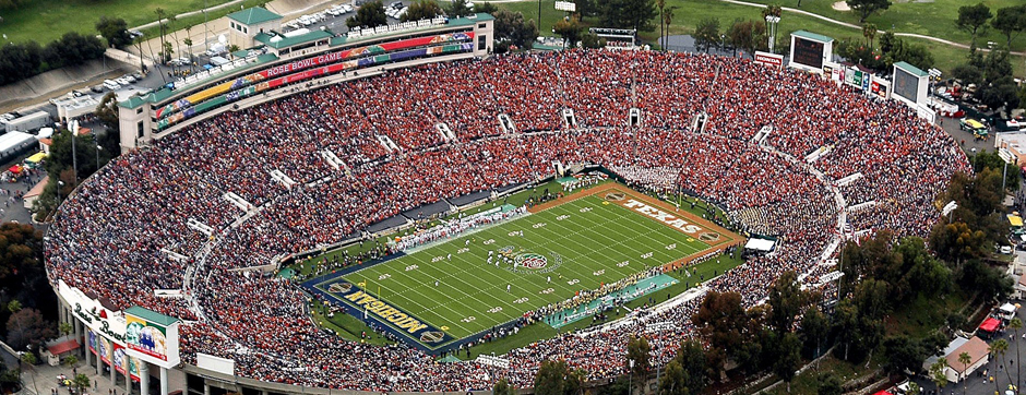 Pasadena’s Finest Stadium for Concerts, Fireworks, and Football Games: Rose Bowl