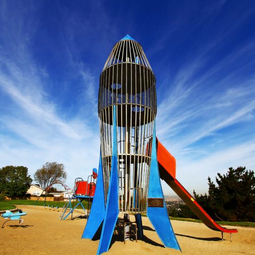 Coolest Park in Torrance?: Los Arboles Rocketship Park