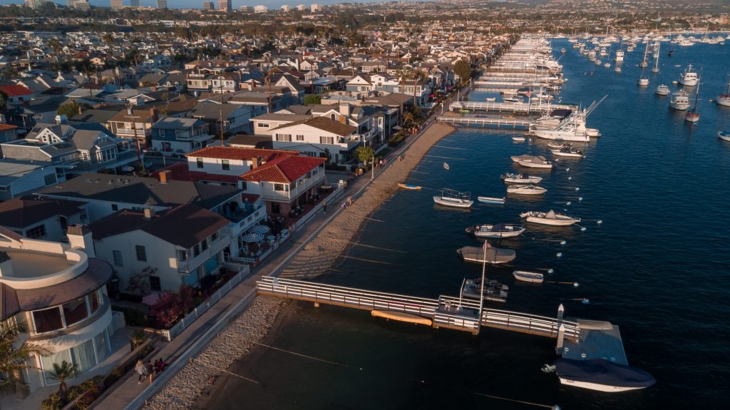 balboa island water pier newport beach