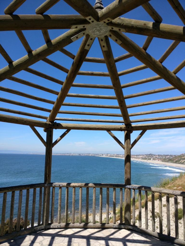 malaga cove rat beahc lookout wooden overhead viewpoint