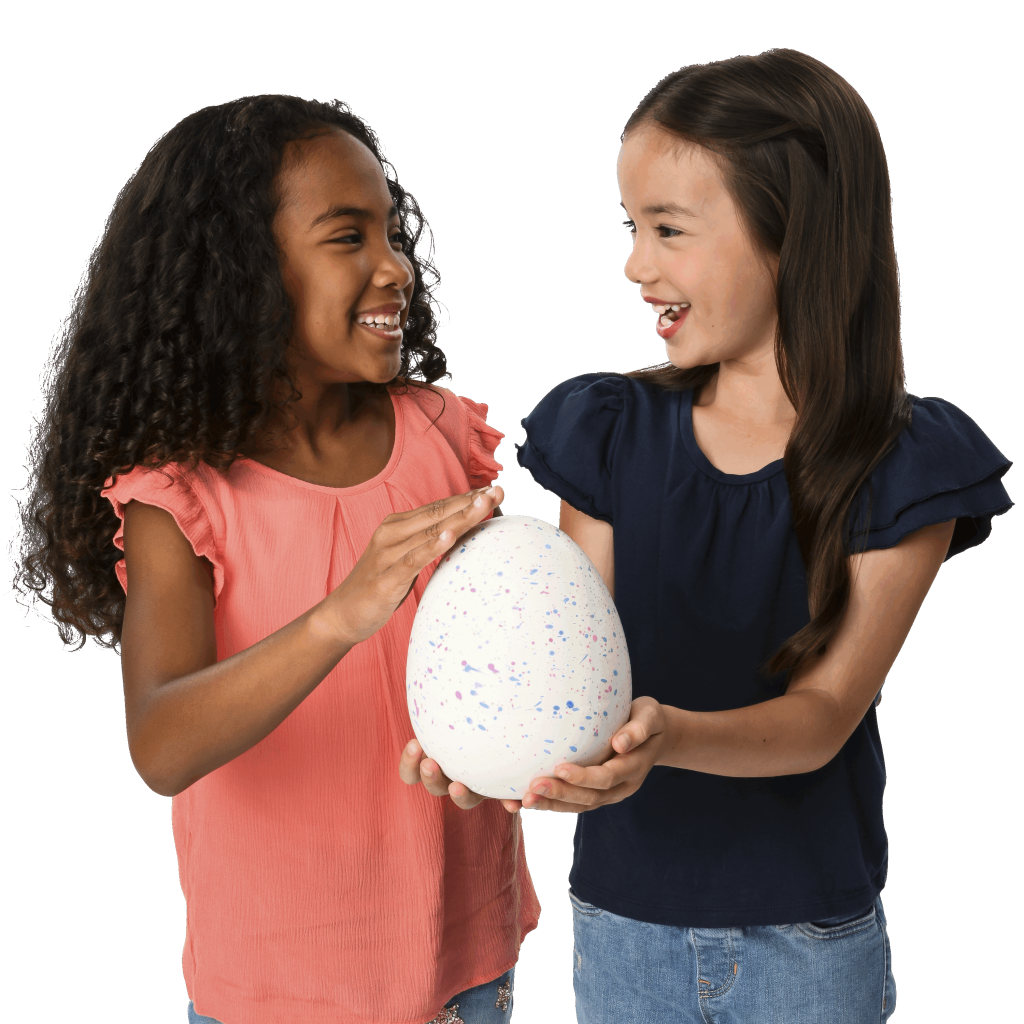 hatchibabies hatchimals two girls holding