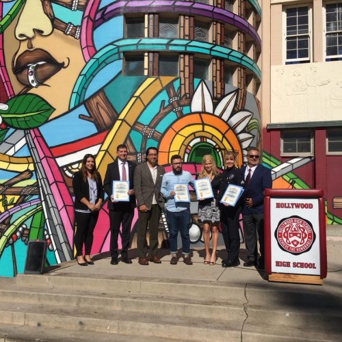 Hollywood High School Celebrates Diversity with New Mural led by the Israeli Consulate in LA