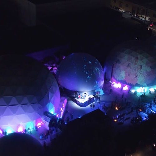 Wisdome LA: Arts District’s immersive art and musical experience all housed in 5 huge domes