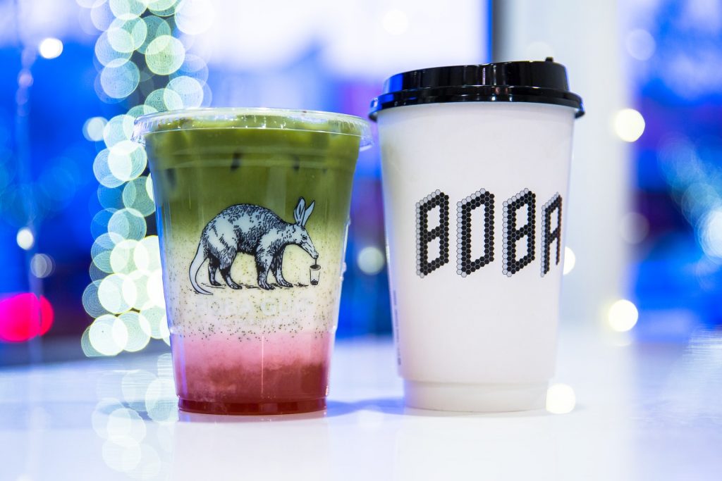 boba guys drink milk tea asian cup strawberry matcha sugar