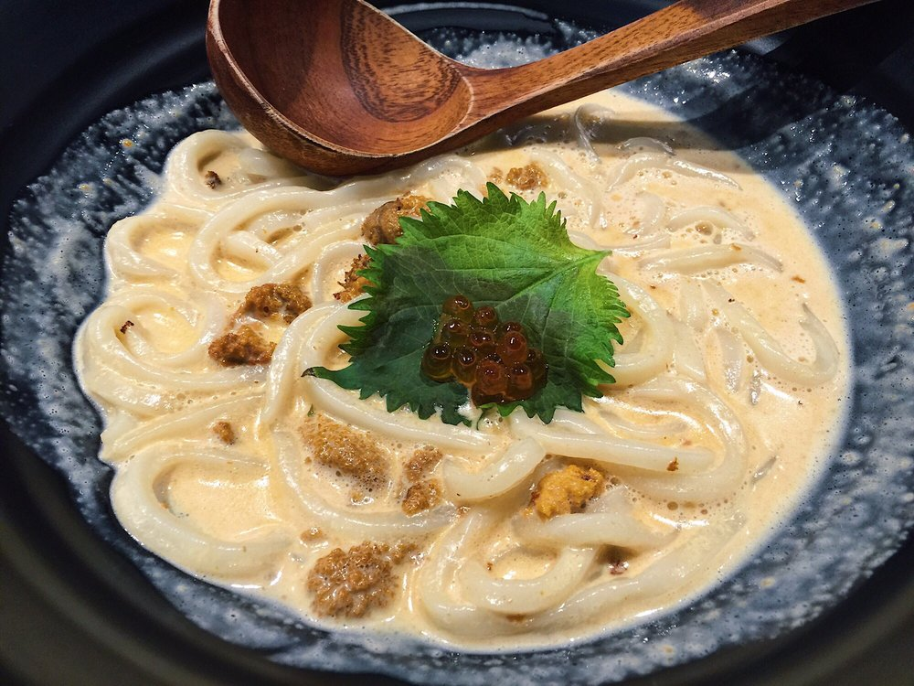 marugame monzo creamy sea urchin udon uni