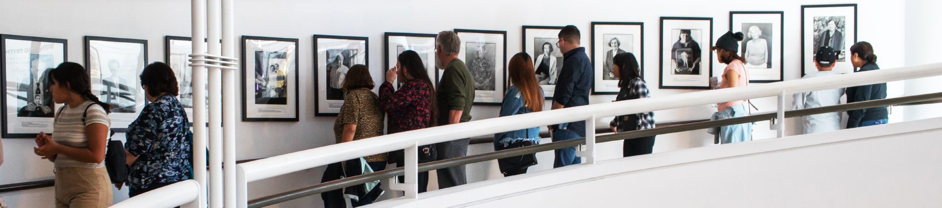 museum of tolerance looking at pictures