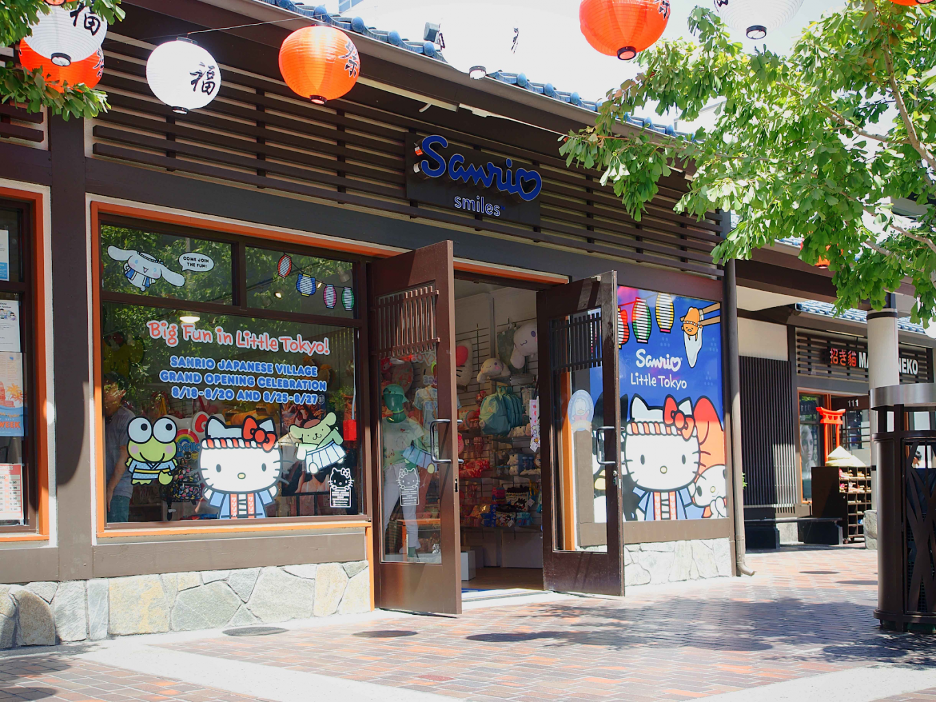 sanrio little tokyo storefront los angeles