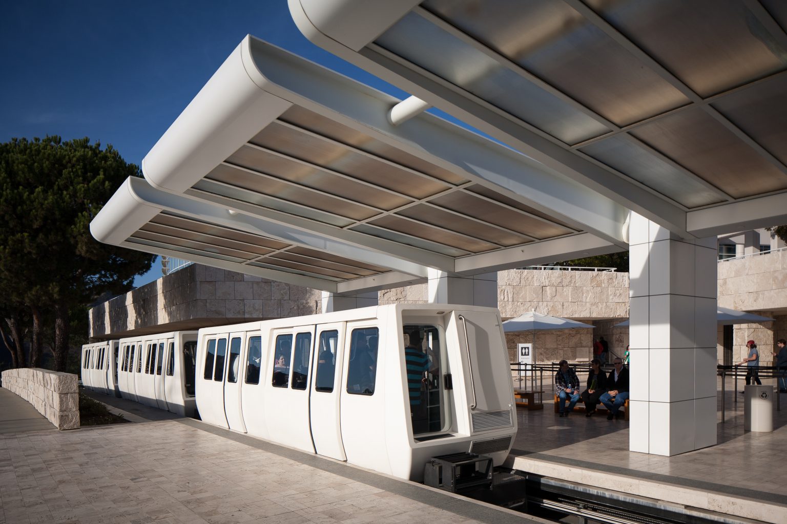 getty center tram station los angeles west la