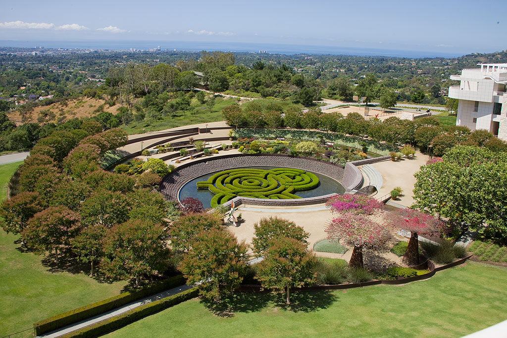 central garden getty center plants west la