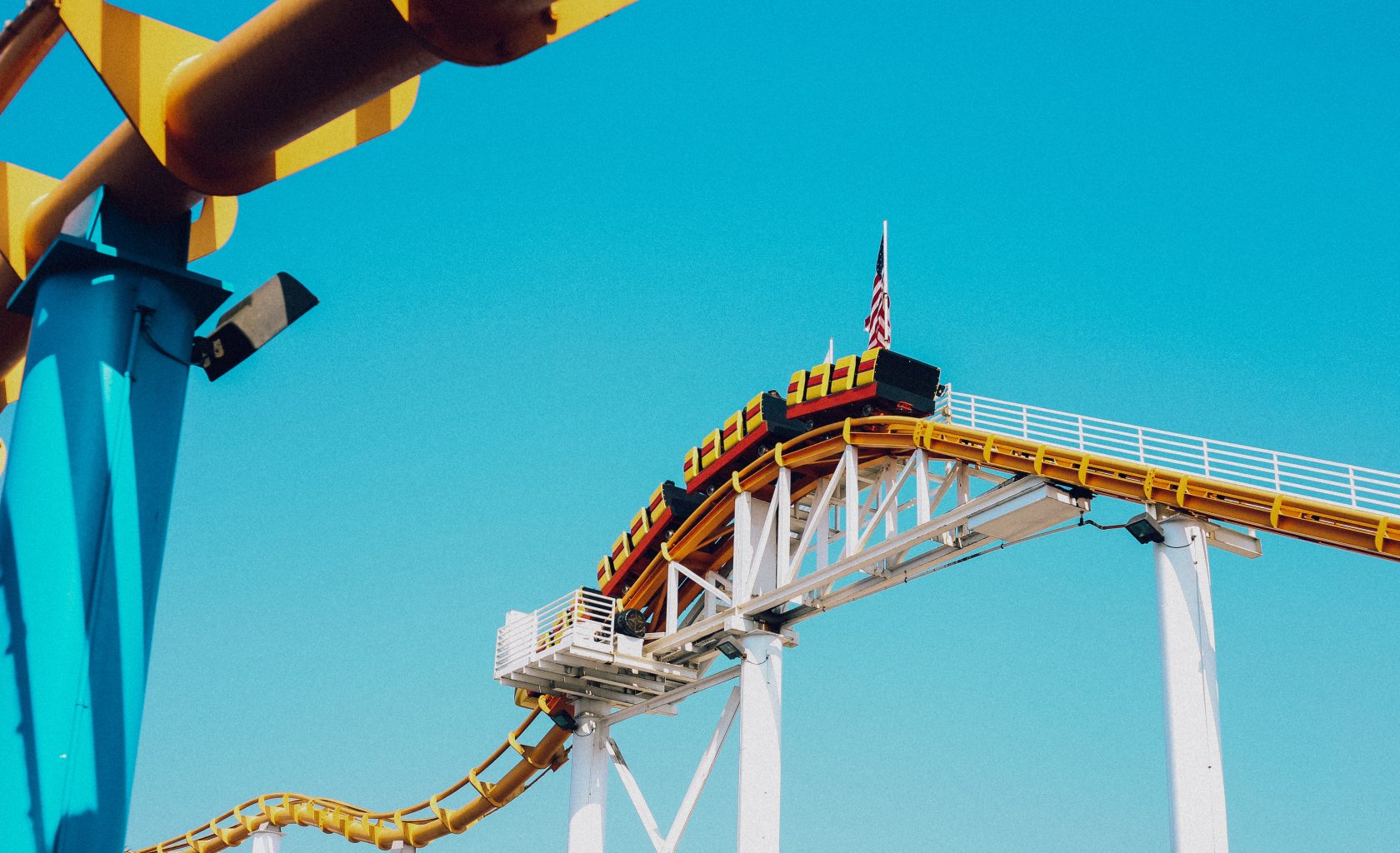 roller coaster ride santa monica park place