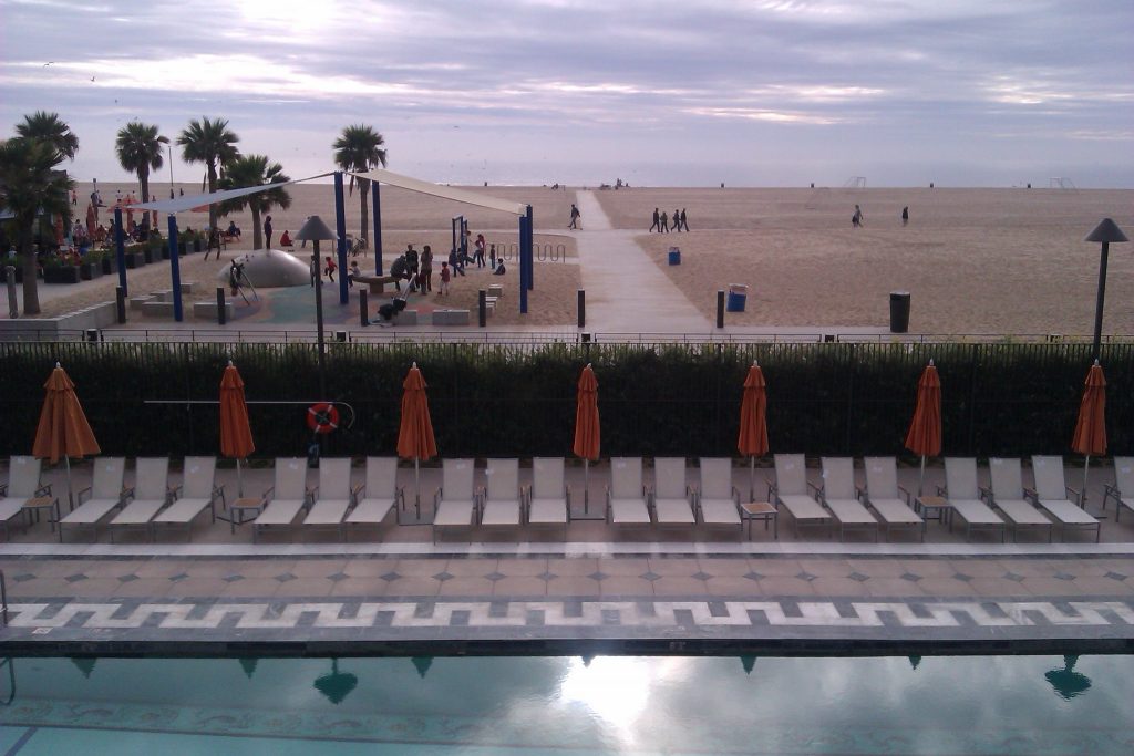 annenberg beach house community outside pool and beach