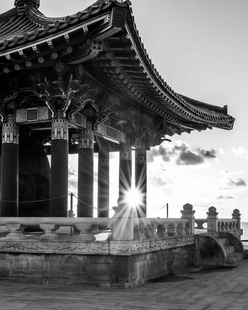 korean friendship bell angels gate park epic shot los angeles san pedro