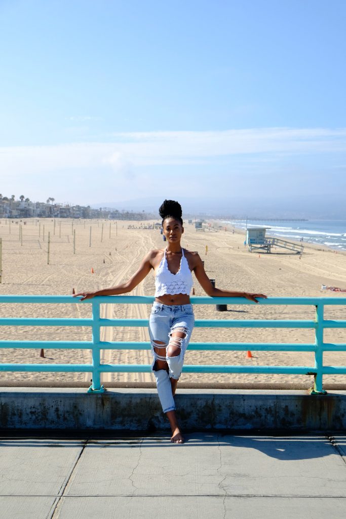 model against manhattan beach pier example picture los angeles