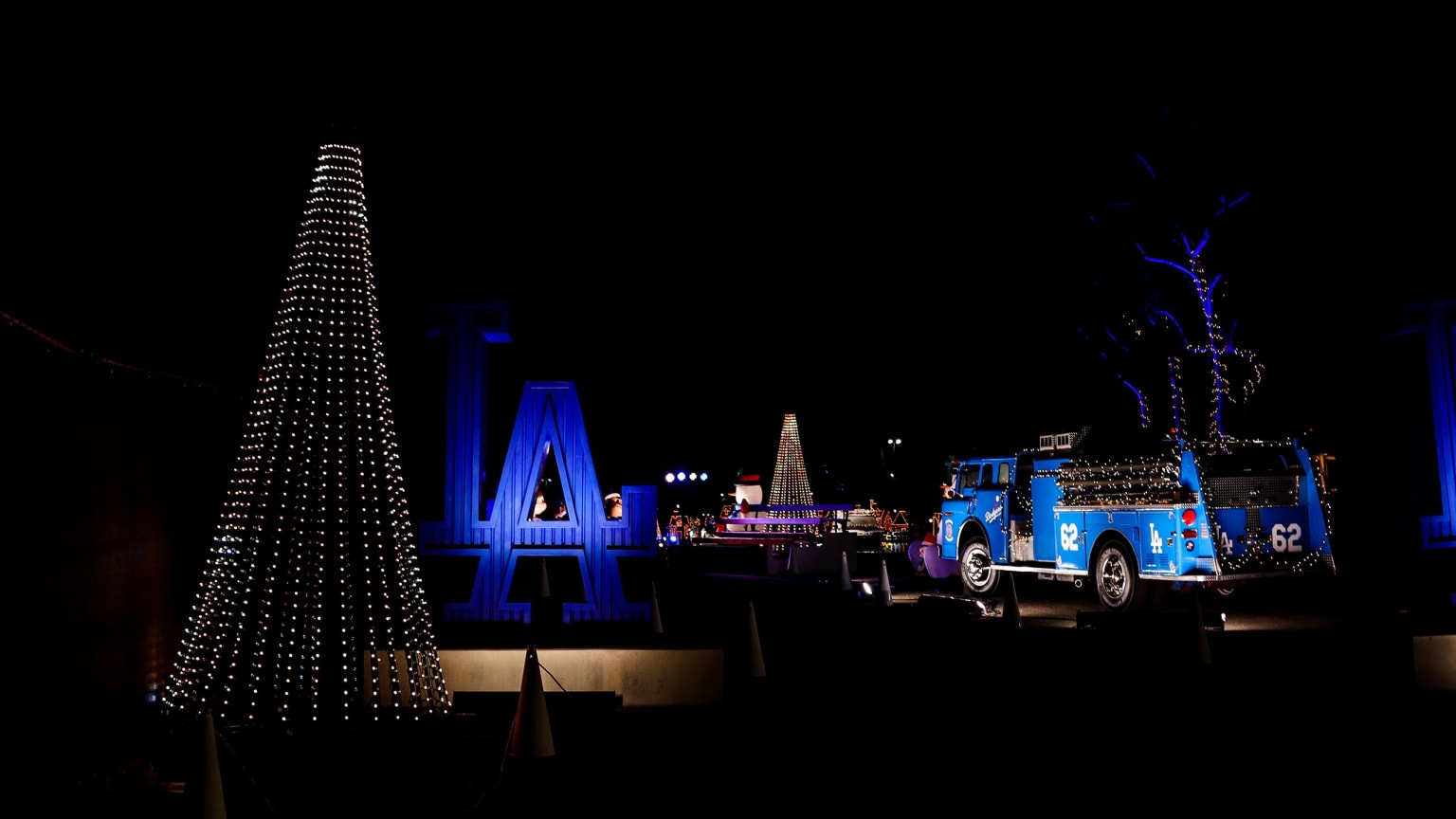 Los Angeles Dodgers Holiday Festival DriveThru Honors World Series Win