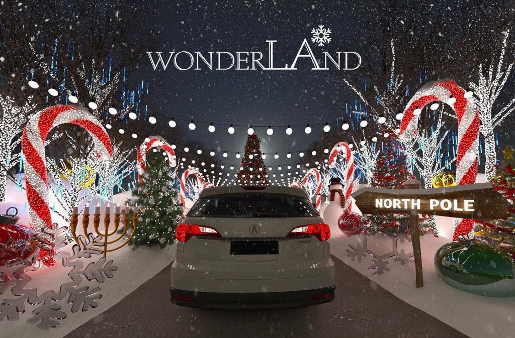 Winter Wonderland Drive-Thru Christmas Lights Show | Woodland Hills