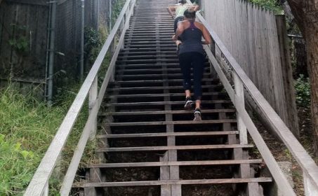 Get a cardio workout in at the Santa Monica Stairs