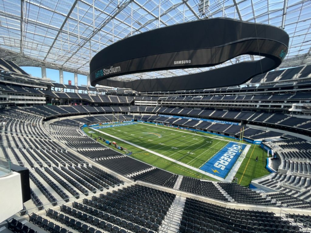 Go on a tour at SoFi Stadium and take the field of the LA Rams and Chargers  — Stuff in LA