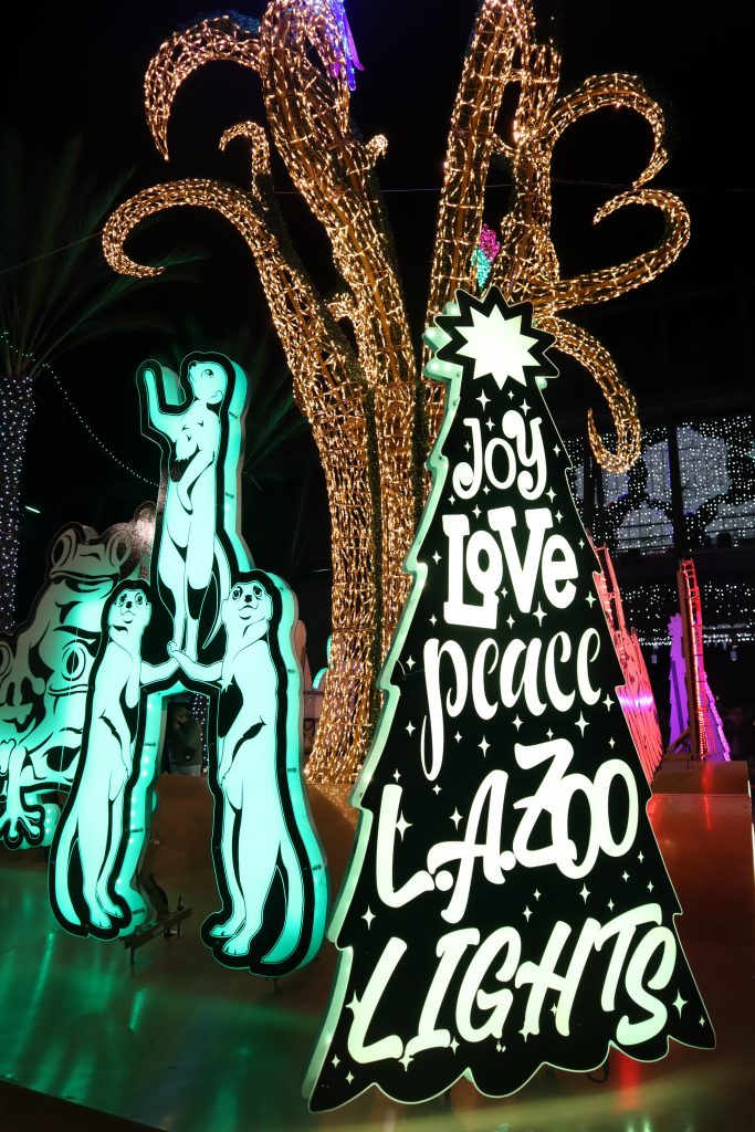la zoo los angeles holiday lights show christmas