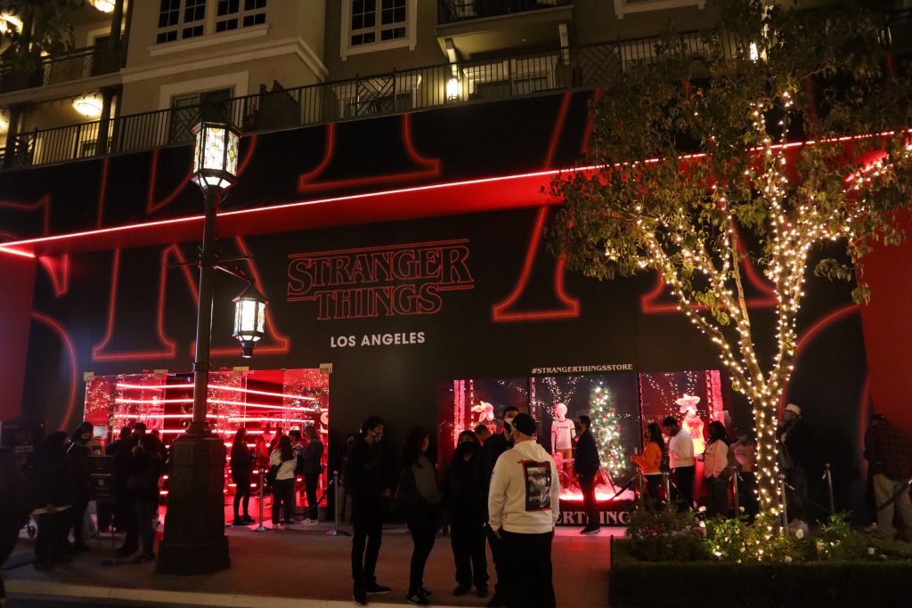 stranger things pop up store los angeles