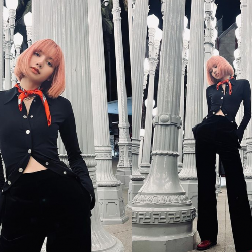 Where in Los Angeles were BLACKPINK Lisa’s Lamps IG Pictures?