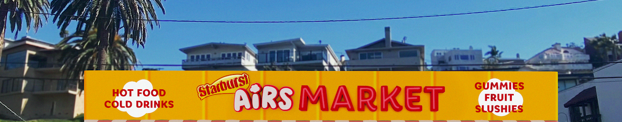 STARBURST Airs Gummies Market Pop-Up in Playa Del Rey, LA